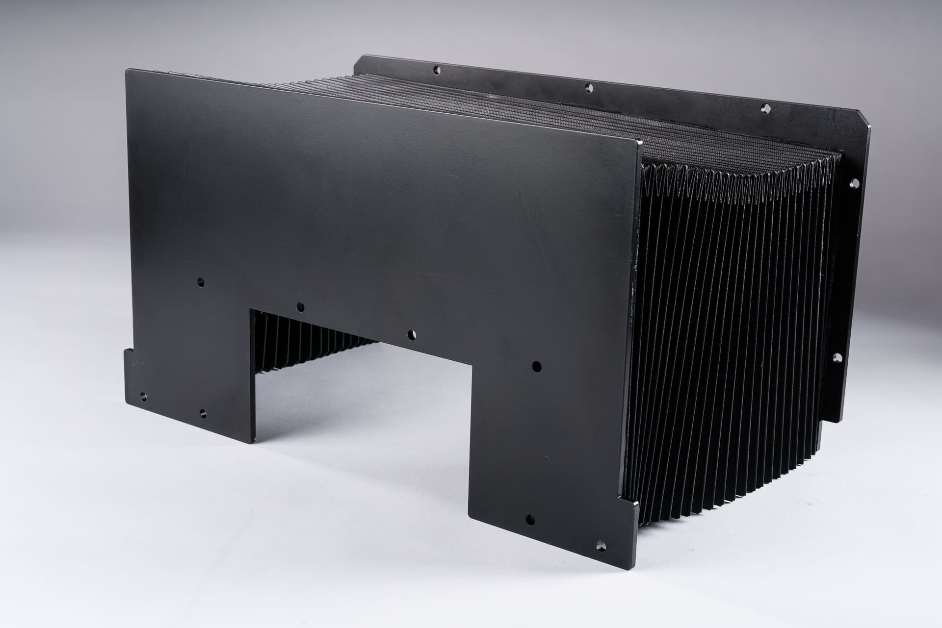 Soufflets de protection plissés pour glissières
